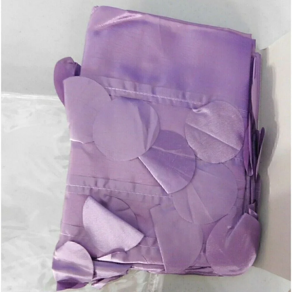 HOME TWO WAY PURPLE VALANCE 17 X 50 INCHES, FITS 1